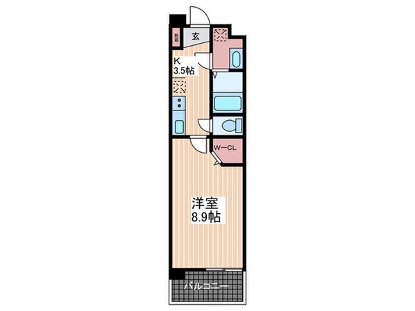 ＷＥＳＴＩＮ　ＩＳＨＩＵＣＨＩの物件間取画像